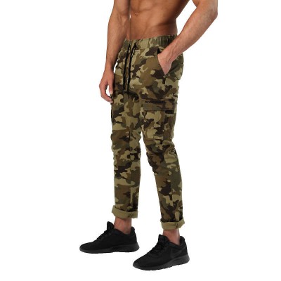 BB Harlem Cargo Pants - Military Camo, (Vain S-koko)